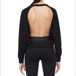 Good American Open Back Sweatshirt